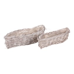 Obal proutěný ve tvaru slzy - réva bělená. Sada 2ks. Cena za 1sadu.