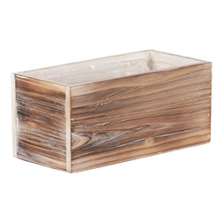 Obal na květiny - dřevěný, přírodní barva.