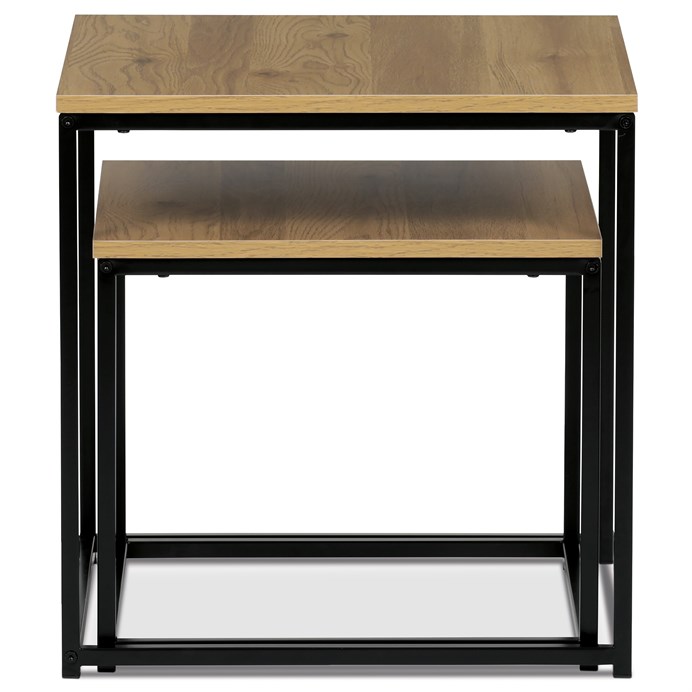 Odkladací stolík 50x50cm, mdf, divoký dub, AF-076 OAK