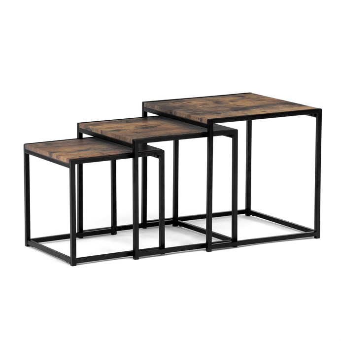 Konferenčný stolík 45x45cm, mdf, old wood, AF-3003 OLW