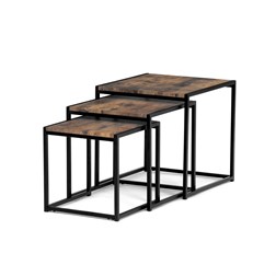 Set 3 ks odkladacích stolíkov AF-3003 OLW