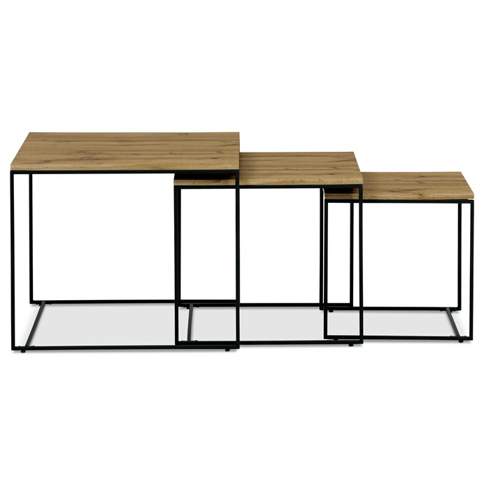 Konferenčný stolík 60x60cm, mdf, divoký dub, AF-3008 OAK