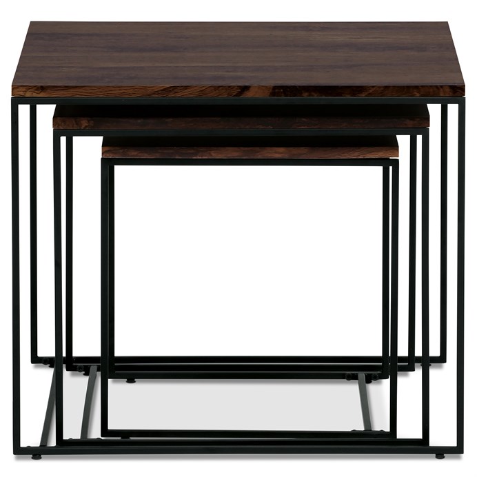 Konferenčný stolík 60x60cm, mdf, orech, AF-3008 WAL