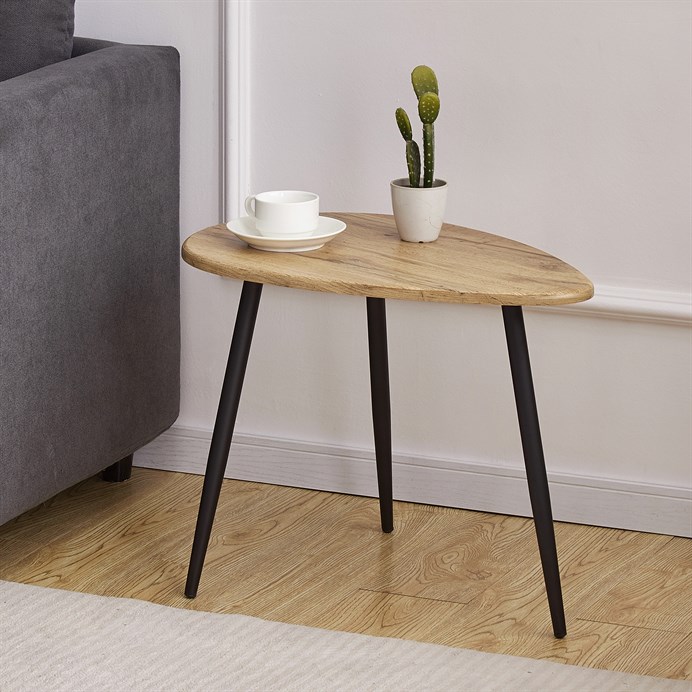 Odkladací stolík 60x40cm, mdf, dub, AF-3011 OAK