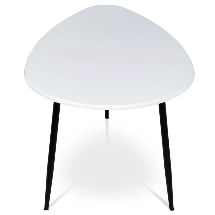 Odkladací stolík 100x60cm, mdf, biela, AF-3012 WT