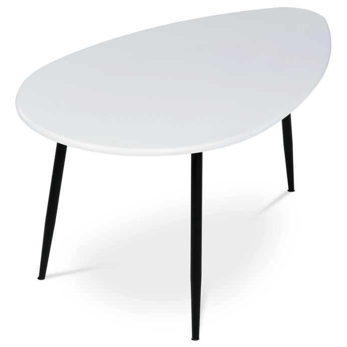 Odkladací stolík 100x60cm, mdf, biela, AF-3012 WT