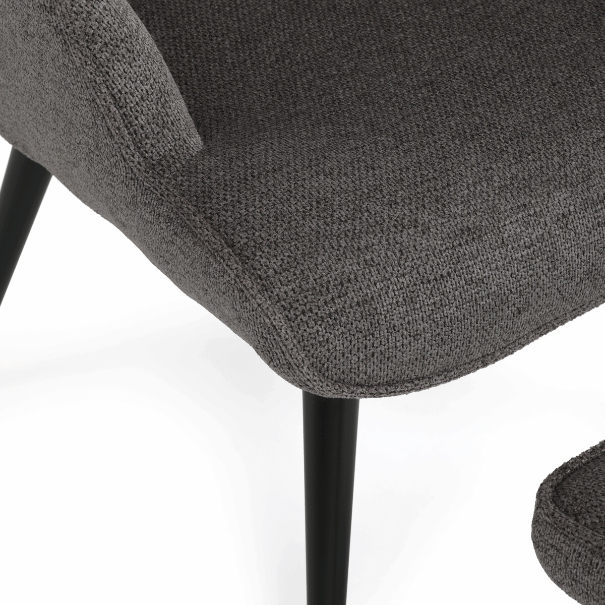 Relaxačné kreslo ušiak s podnožkou látka AK-303B GREY2