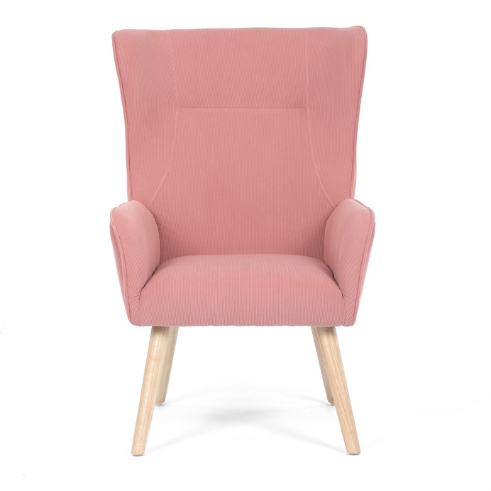 Kreslo ušiak, ružová látka, AK-314 PINK2