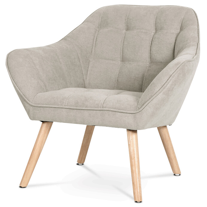 Kreslo béžová látka  AK-321 SIL2