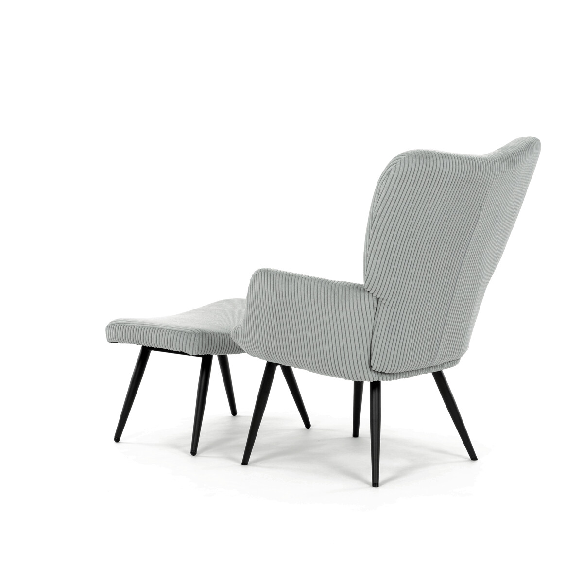 Relaxačné kreslo s podnožou AK-L7285 Sivá