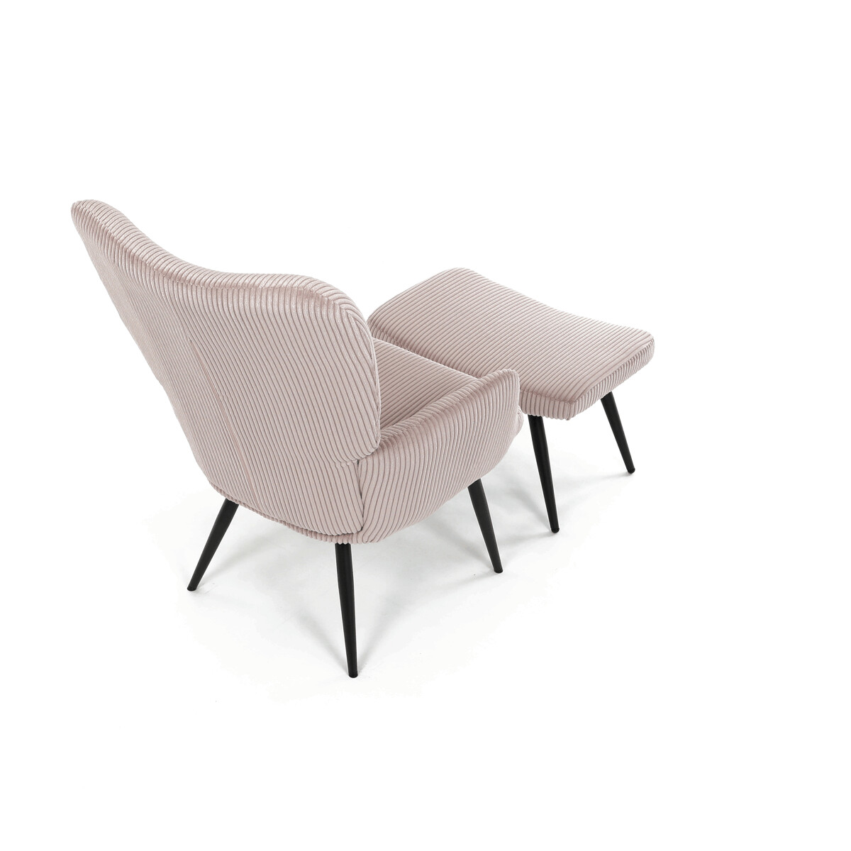 Relaxačné kreslo s podnožou AK-L7285 Sivomodrá