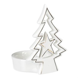 Svícen na čajovou svíčku, porcelánový.