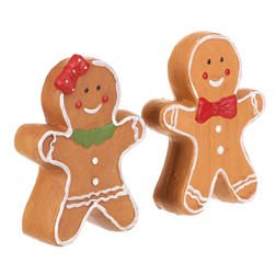 Perníkový panáček z terakoty - největší, mix 2 druhů, cena za 1 ks.