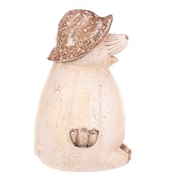 Krtek s kloboukem - zahradní dekorace, magnesium