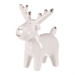 Sob keramický, bílo-zlatý.