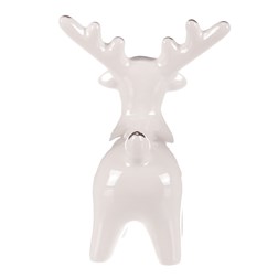 Sob keramický, bílo-zlatý.