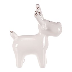 Sob keramický, bílo-zlatý.