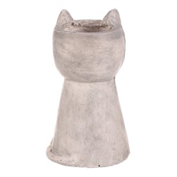 Kočka - obal na květiny, s kamínky, magnesium