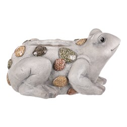 obal na květiny z magnezia - žába.