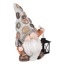 Skřítek s lucernou, z magnezia.