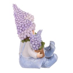 Panáčci levandulový, sedící, mix 2 druhů, polyresin. Cena za 1ks.