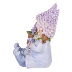 Panáčci levandulový, sedící, mix 2 druhů, polyresin. Cena za 1ks.