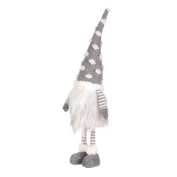 Skřítek s LED světlem, látková dekorace.