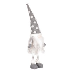 Skřítek s LED světlem, látková dekorace.