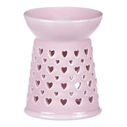 Aroma lampa, porcelánová. Růžová barva.