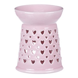 Aroma lampa, porcelánová. Růžová barva.