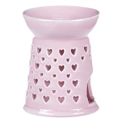 Aroma lampa, porcelánová. Růžová barva.