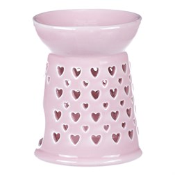 Aroma lampa, porcelánová. Růžová barva.