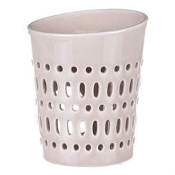 Aroma lampa, porcelánová. Krémová barva.