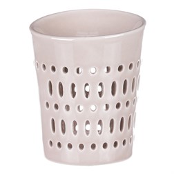 Aroma lampa, porcelánová. Krémová barva.