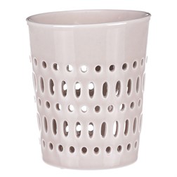 Aroma lampa, porcelánová. Krémová barva.