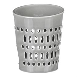 Aroma lampa, porcelánová. Šedivá barva.
