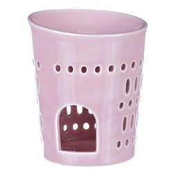 Aroma lampa, porcelánová. Růžová barva.