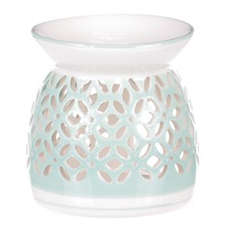 Aroma lampa, porcelánová. Zelená barva.