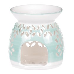 Aroma lampa, porcelánová. Zelená barva.