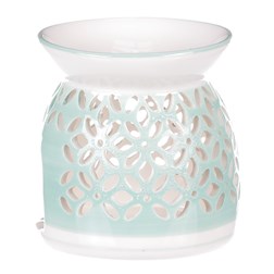 Aroma lampa, porcelánová. Zelená barva.