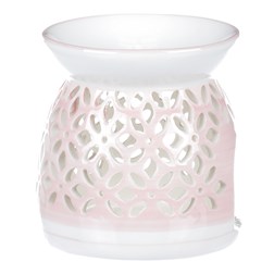 Aroma lampa, porcelánová. Růžová barva.