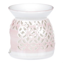 Aroma lampa, porcelánová. Růžová barva.