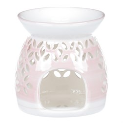 Aroma lampa, porcelánová. Růžová barva.