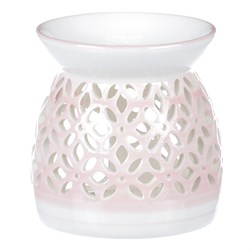 Aroma lampa, porcelánová. Růžová barva.