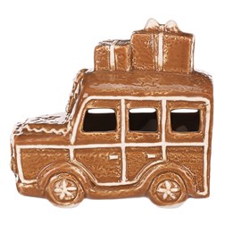 Perníkové autíčko s dárky - LED osvětlení, keramika