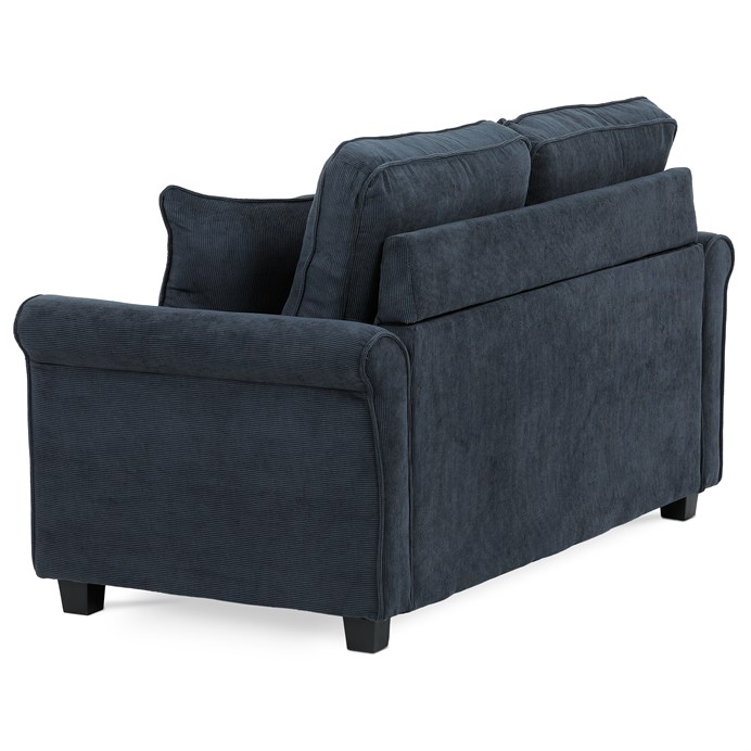 Dvojmiestna pohovka, modrá, menčestrová látka, ASB-4170 BLUE2