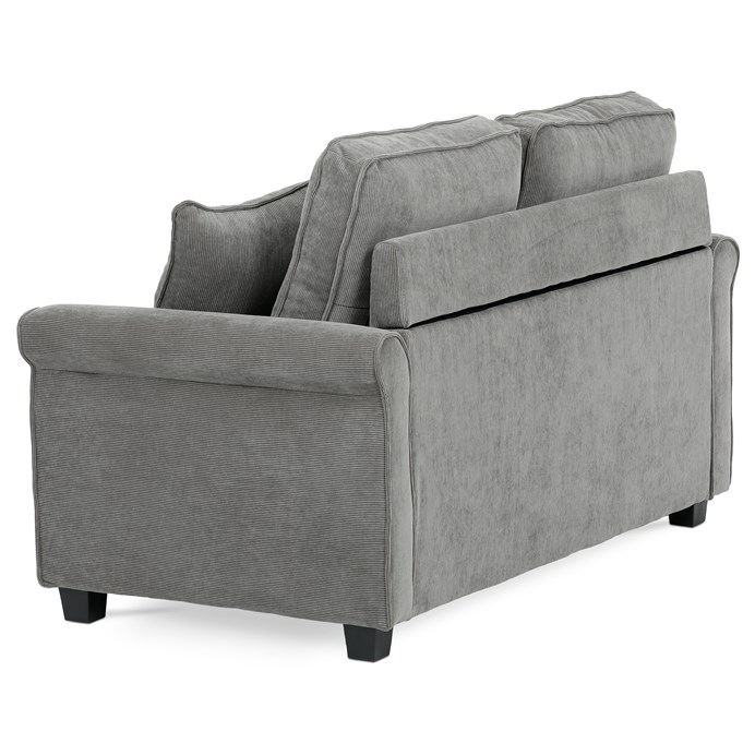 Dvojmiestna pohovka, sivá, menčestrová látka, ASB-4170 GREY2