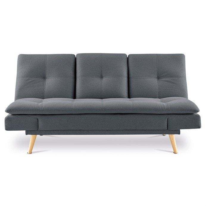 Trojmiestna pohovka, sivá, látka, ASB-4720 GREY2