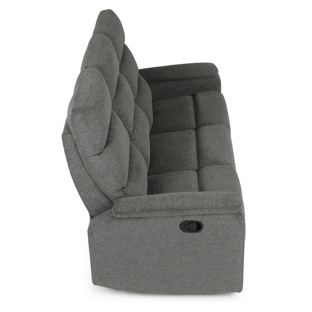Polohovacia sedacia súprava 3+1+1 látka ASD-C5980 GREY2 Sivá
