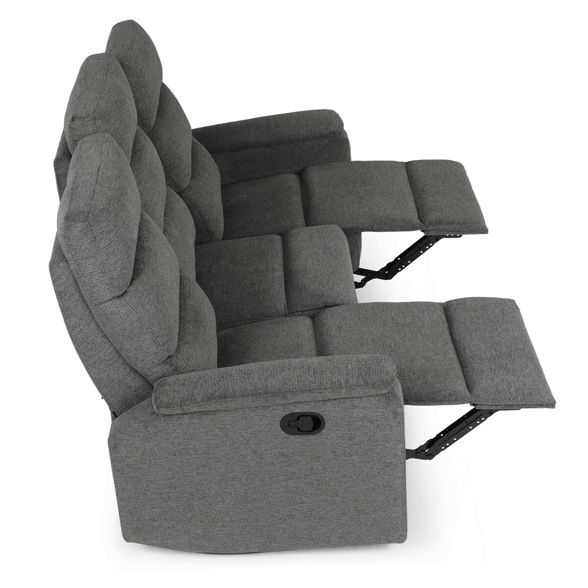 Sedací souprava, polohovací, šedá, látka, ASD-C5980 GREY2 Autronic (foto 12)